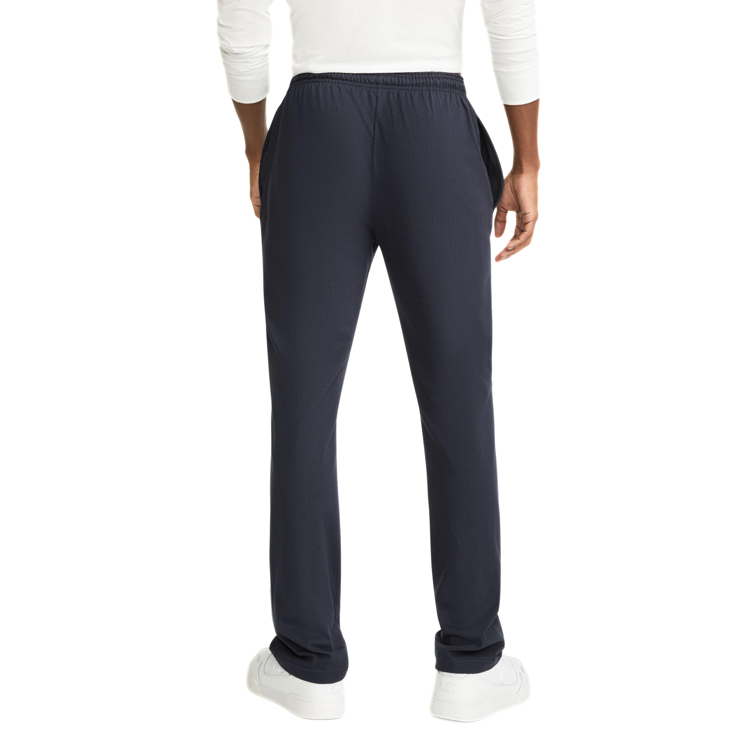 Champion Men's Open-Bottom Lounge Pants, Standard Fit, Lightweight, Available in Regular and Big & Tall