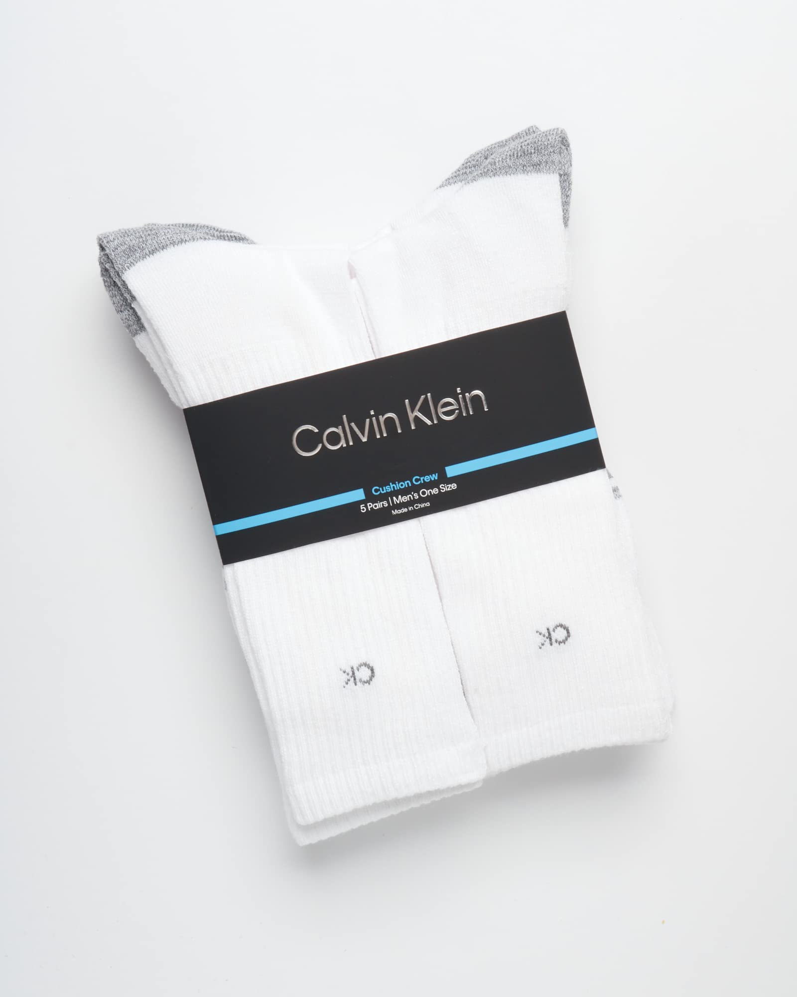 Mens Crew Socks - 5 Pack Breathable Cushion Crew Athletic Mid-Calf Socks for Men for Running and Workout (7-12)