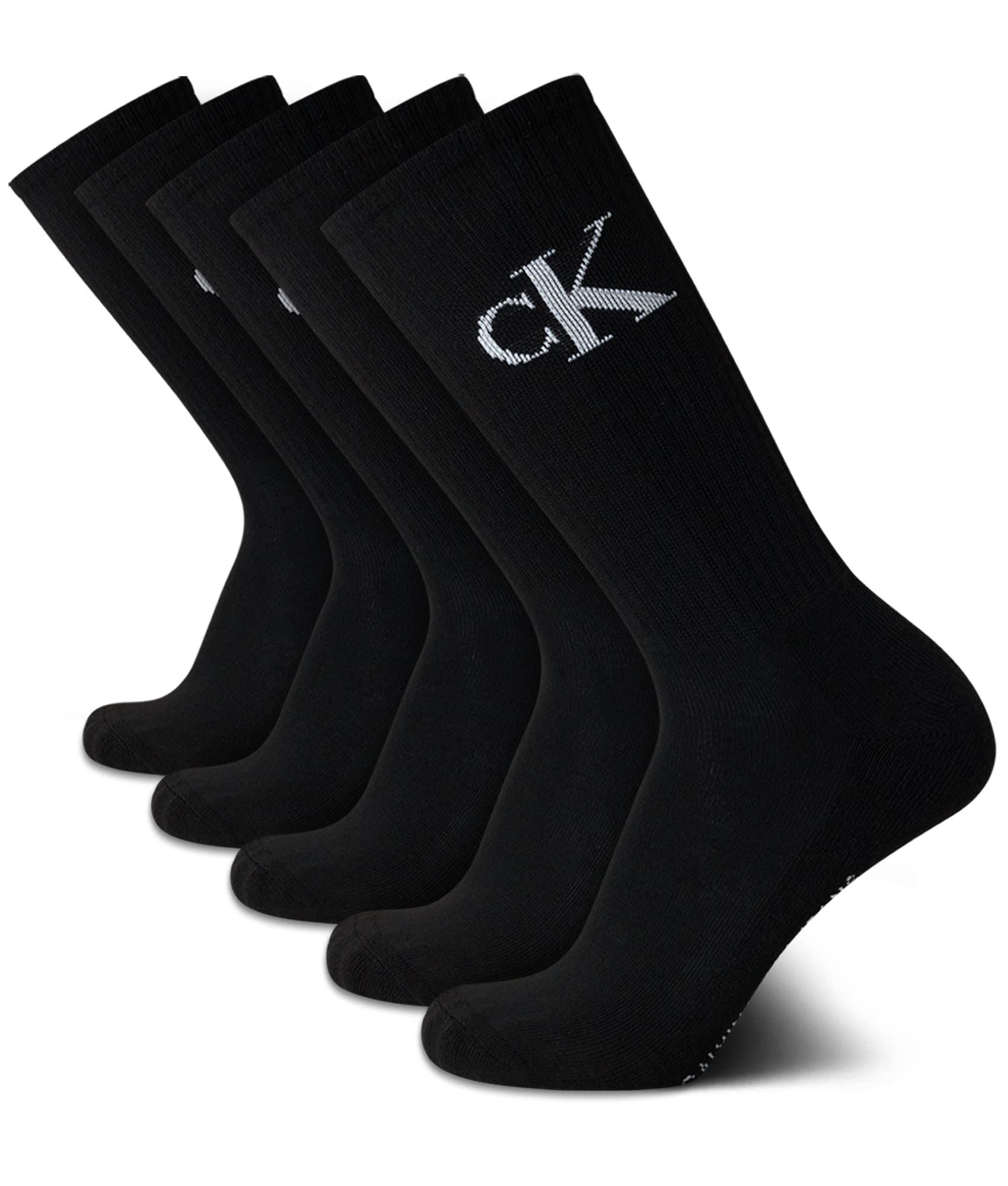 Mens Crew Socks - 5 Pack Breathable Cushion Crew Athletic Mid-Calf Socks for Men for Running and Workout (7-12)