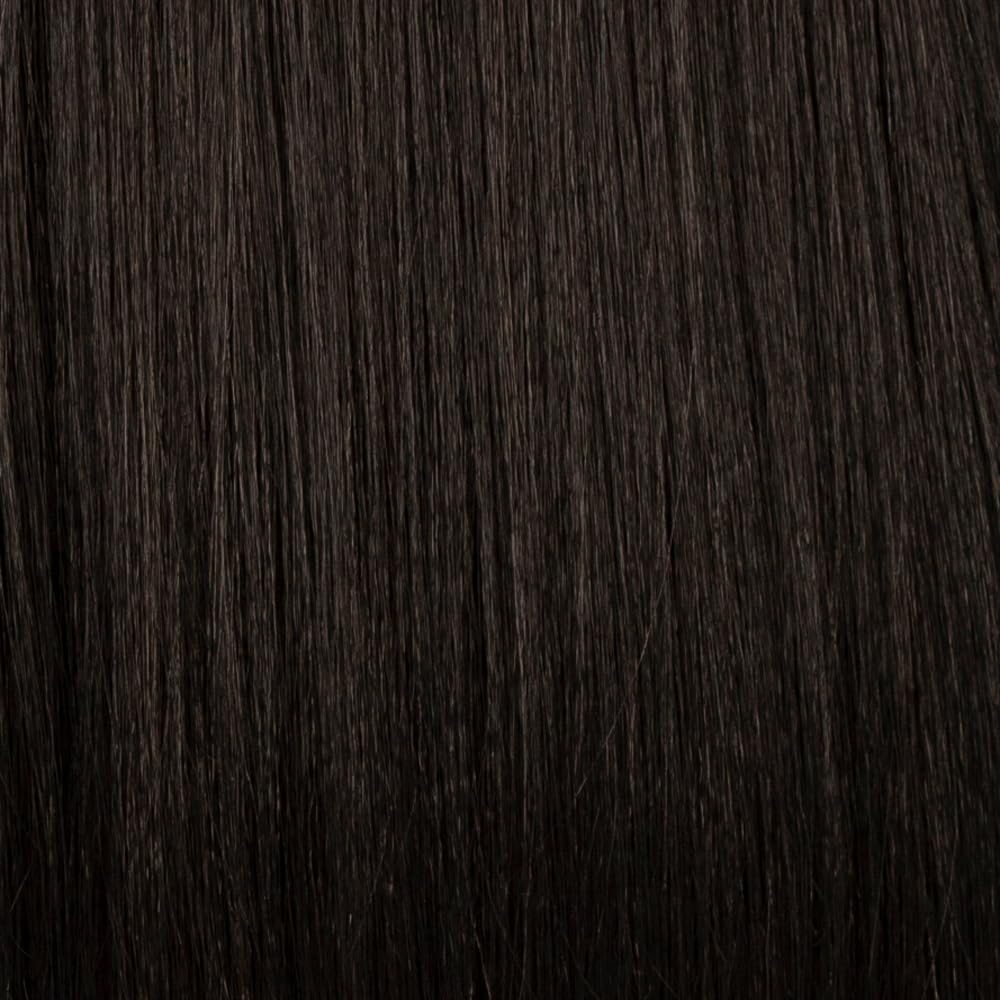 13X6 HD Lacefrontal Wig, Preplucked Hairline, Natural Baby Hair, Free parting, Heat Safe Synthetic Women, Natural Look, Long Straight with Layered Ends Wig (1B Off Black)