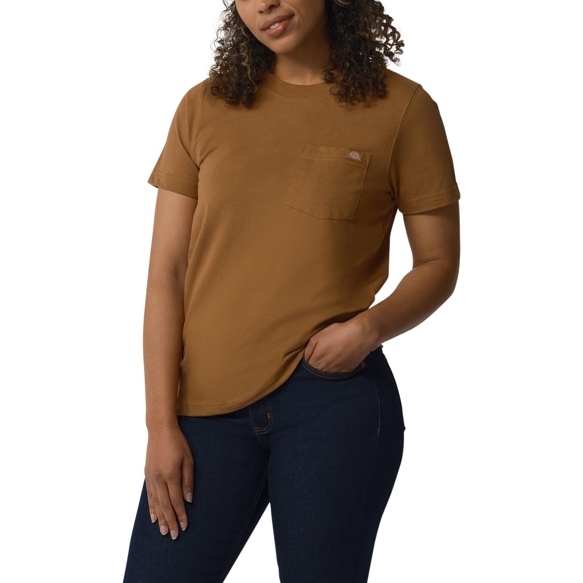 Dickies Women's Short Sleeve Heavyweight Pocket T-Shirt