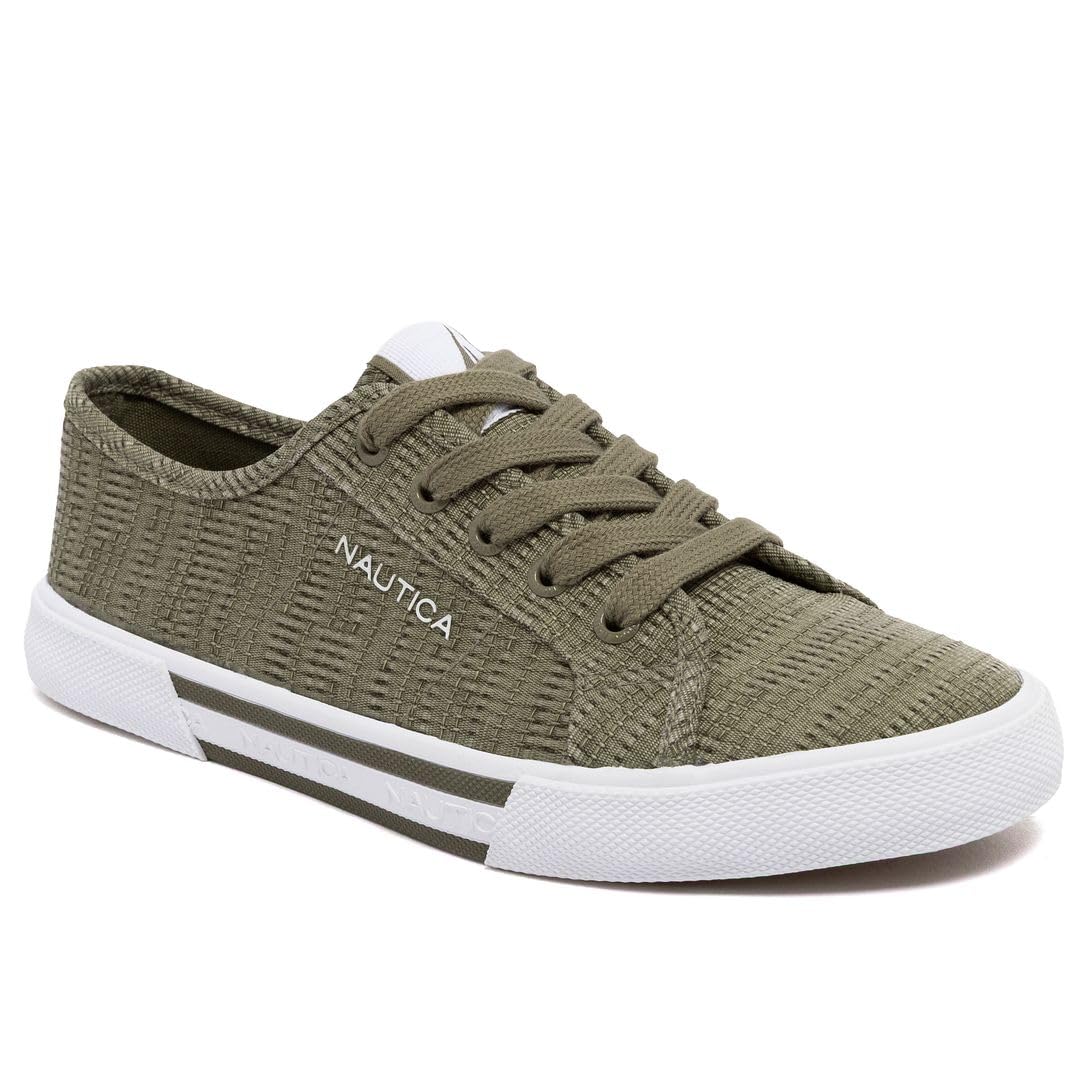 Nautica Women Fashion Sneaker Lace-Up Tennis Casual Shoes for Ladies