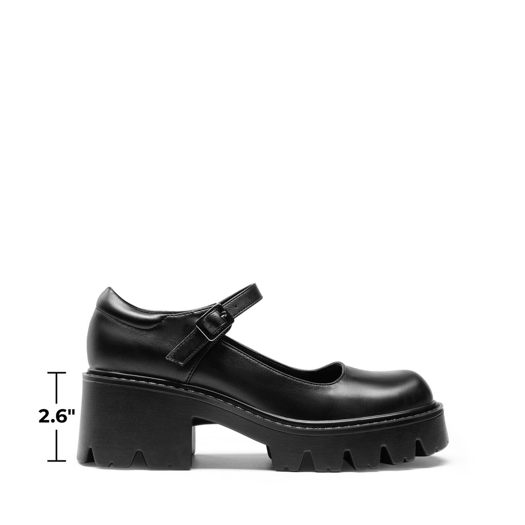 DREAM PAIRS Women's Mary Janes Shoes Platform Dress Low Heel Chunky Pumps Round Toe Ankle Strap Pumps Shoes Oxfords Esther