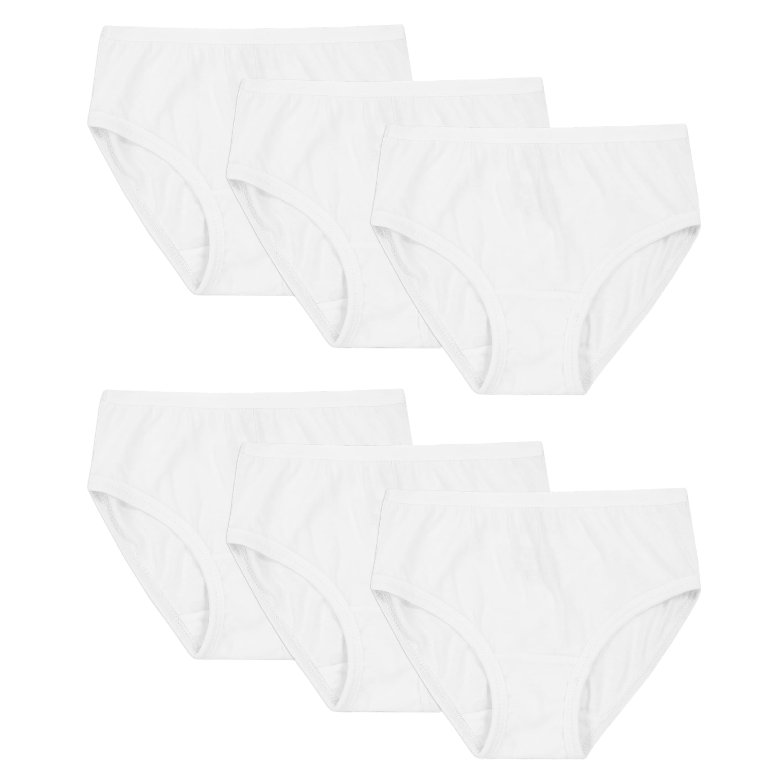 Fruit of the Loom Girls' Cotton Brief Underwear Multipacks