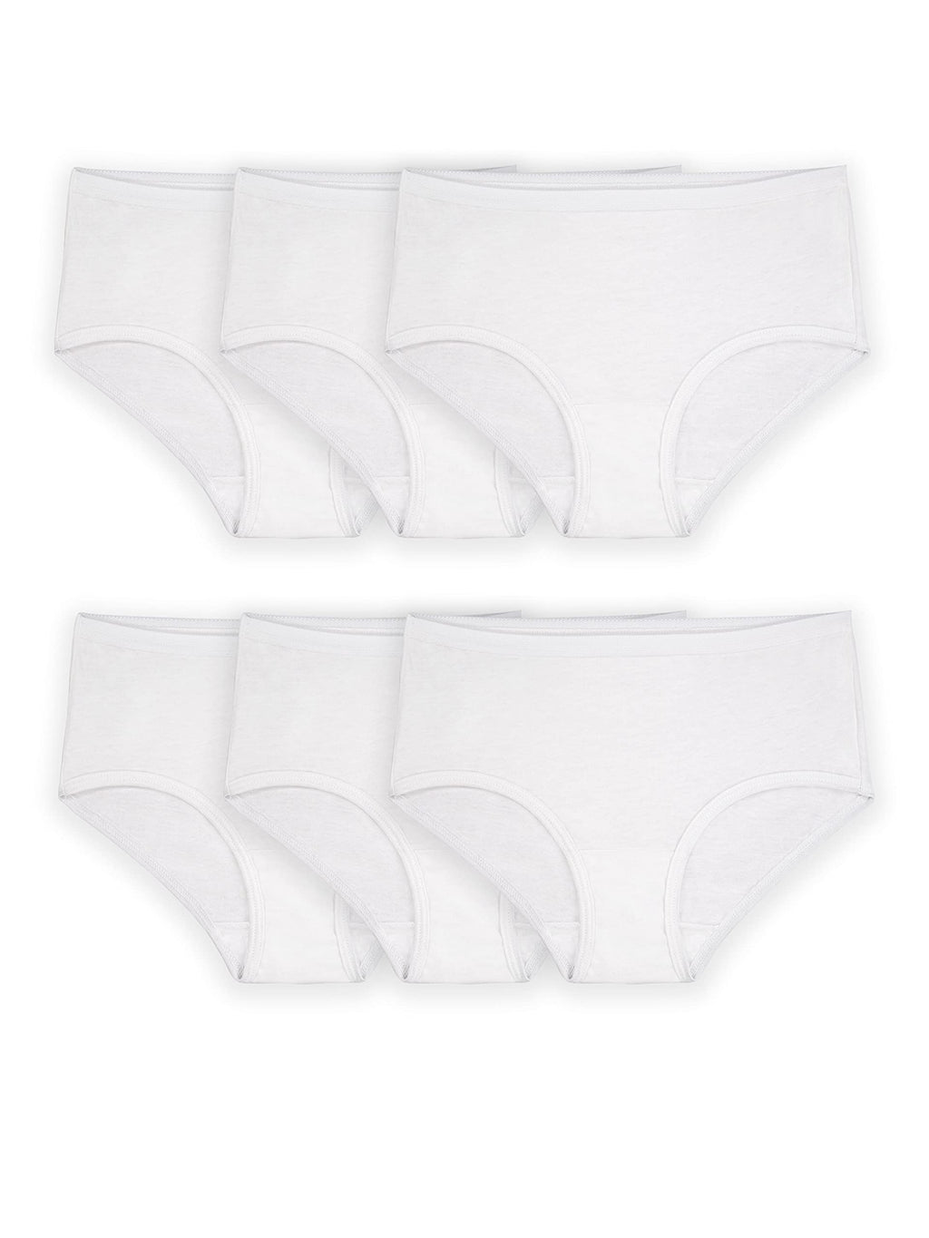 Fruit of the Loom Girls' Cotton Brief Underwear Multipacks