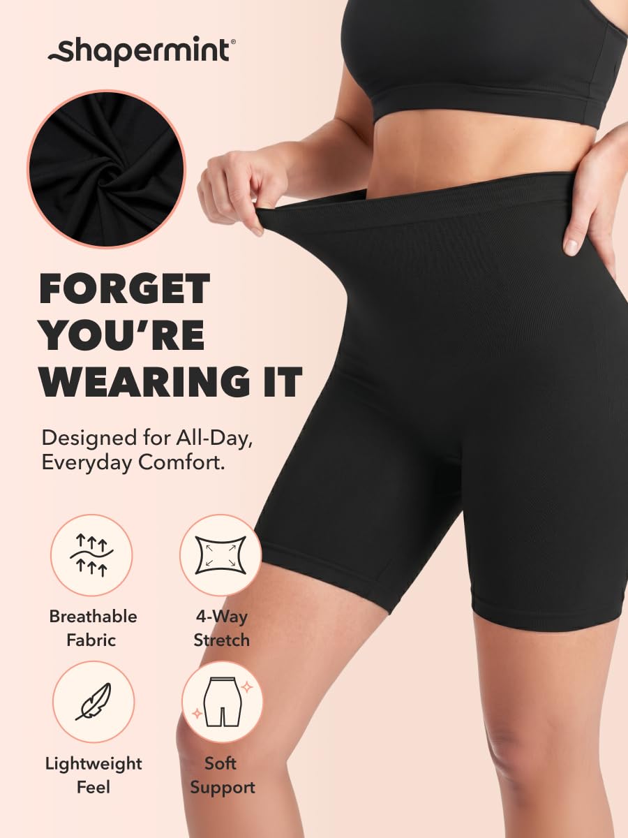 Shapewear for Women - High-Waisted Shapewear Tummy Control Shorts, Thigh Slimmer, Underwear for Women