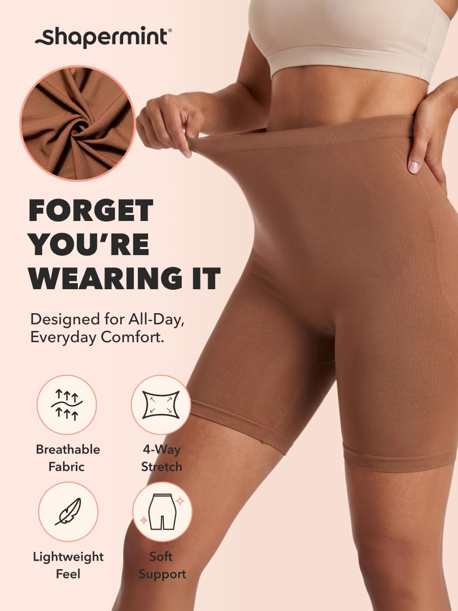 Shapewear for Women - High-Waisted Shapewear Tummy Control Shorts, Thigh Slimmer, Underwear for Women