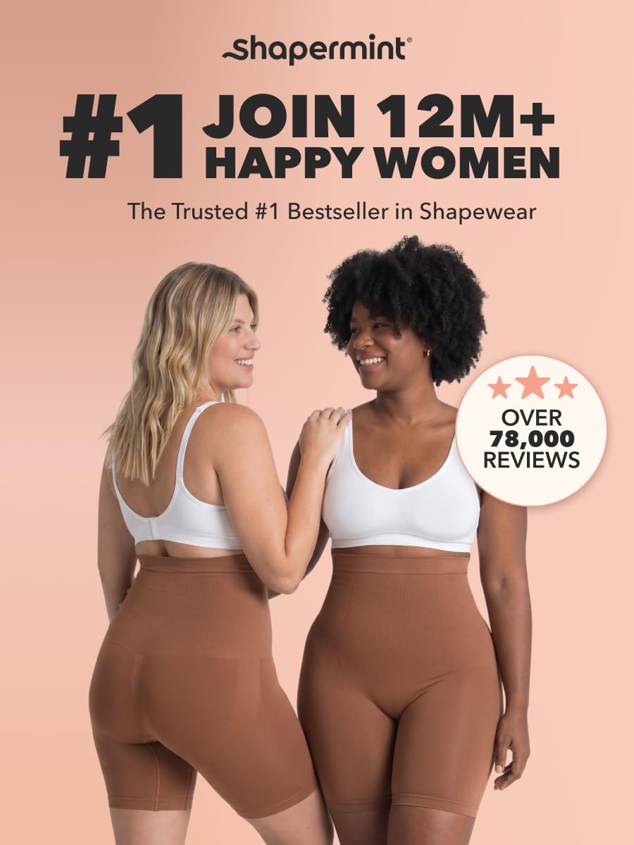 Shapewear for Women - High-Waisted Shapewear Tummy Control Shorts, Thigh Slimmer, Underwear for Women