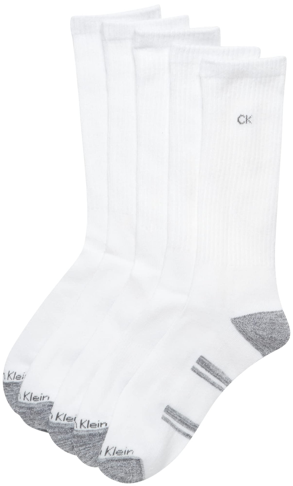 Mens Crew Socks - 5 Pack Breathable Cushion Crew Athletic Mid-Calf Socks for Men for Running and Workout (7-12)