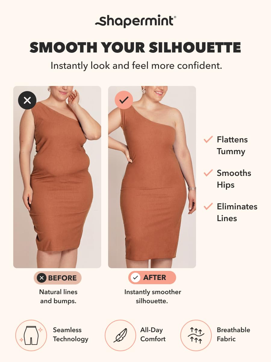 Shapewear for Women - High-Waisted Shapewear Tummy Control Shorts, Thigh Slimmer, Underwear for Women