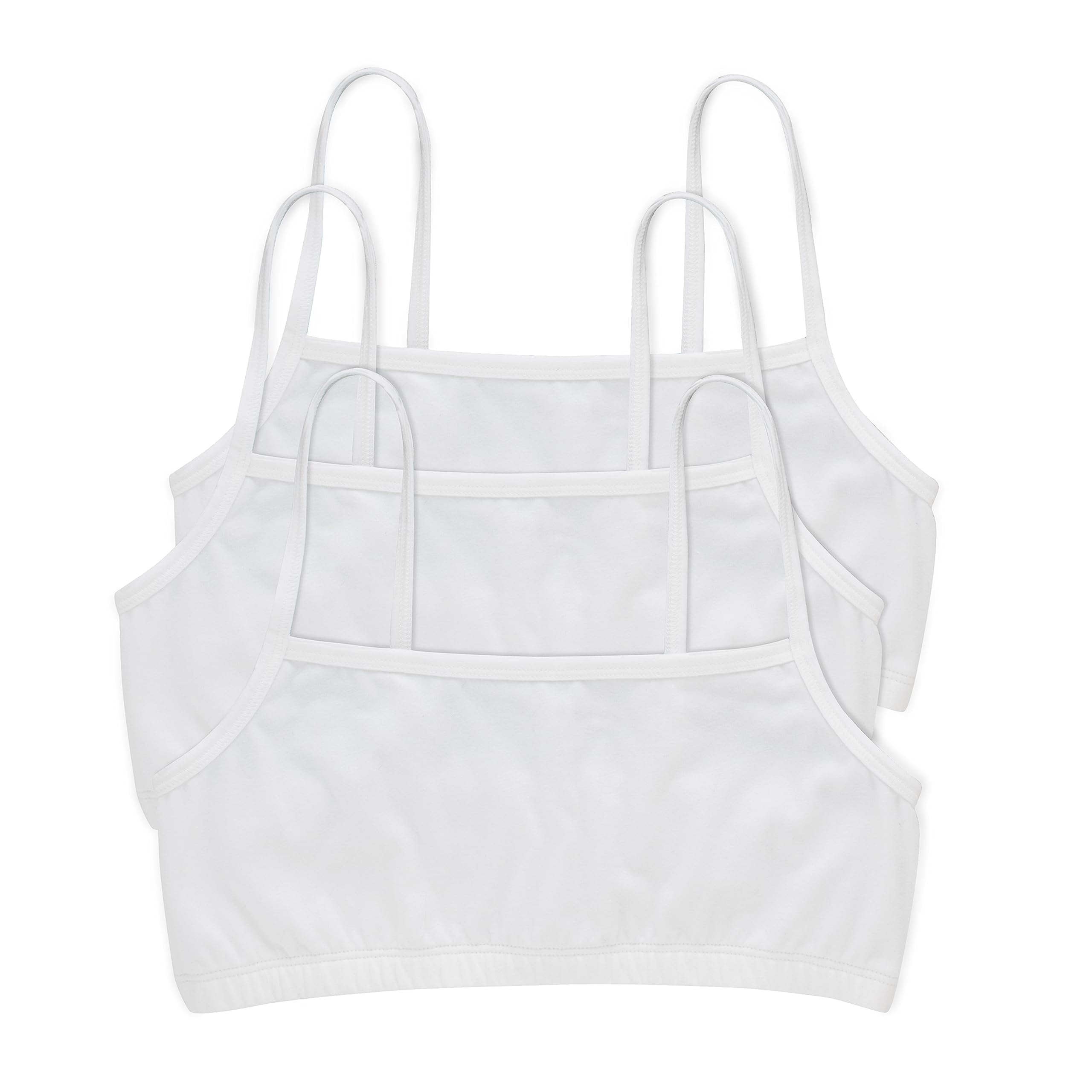 Women's String Bralette Pack, 3-Pack, Cotton Sports Bralette Bras for Women, Solid or Assorted Wireless Bras