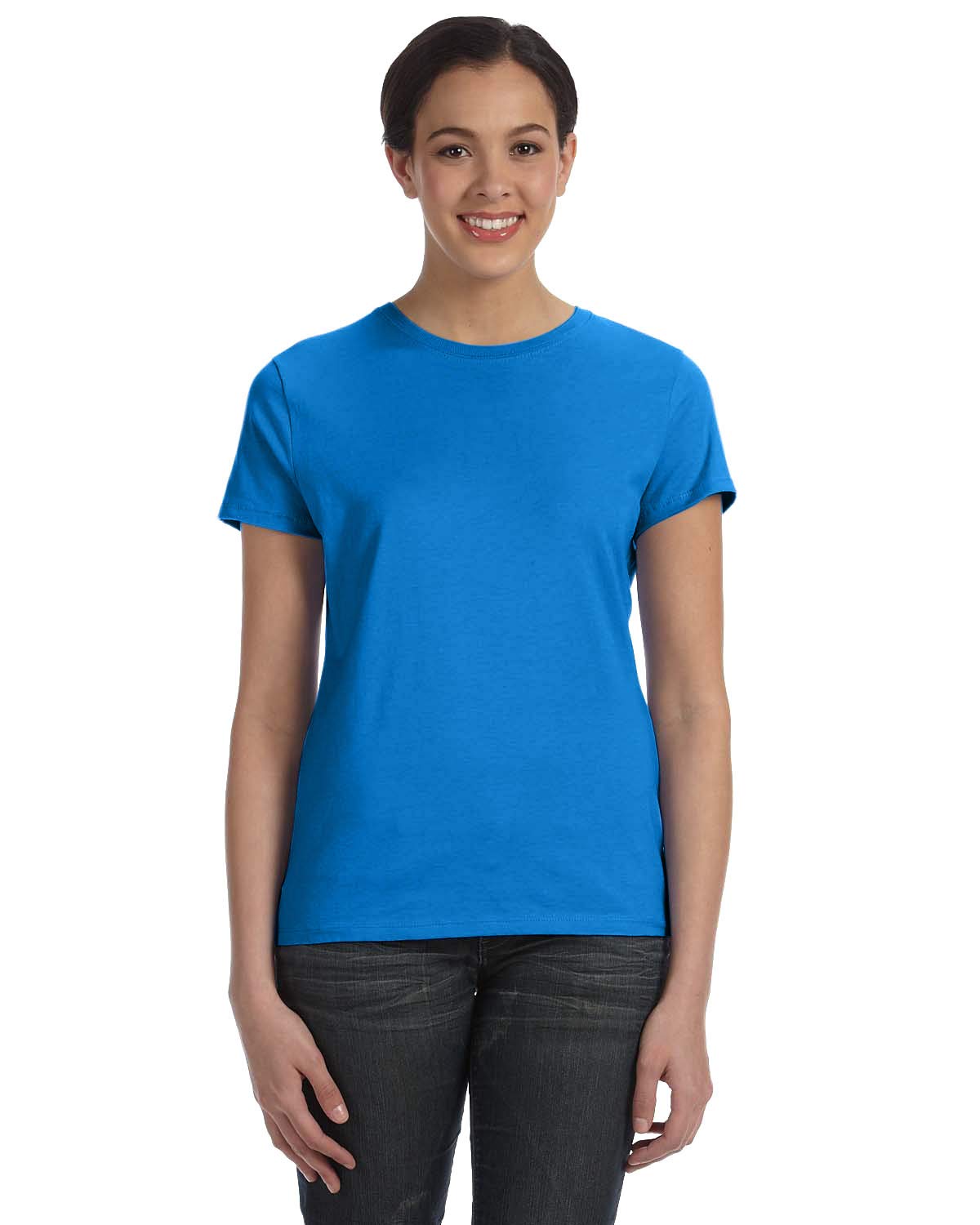 Women's Perfect-T Crewneck T-Shirt, Lightweight Cotton Short Sleeve Tee for Women