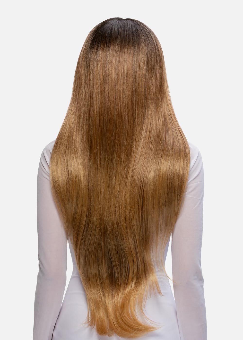 13X6 HD Lacefrontal Wig, Preplucked Hairline, Natural Baby Hair, Free parting, Heat Safe Synthetic Women, Natural Look, Long Straight with Layered Ends Wig (1B Off Black)