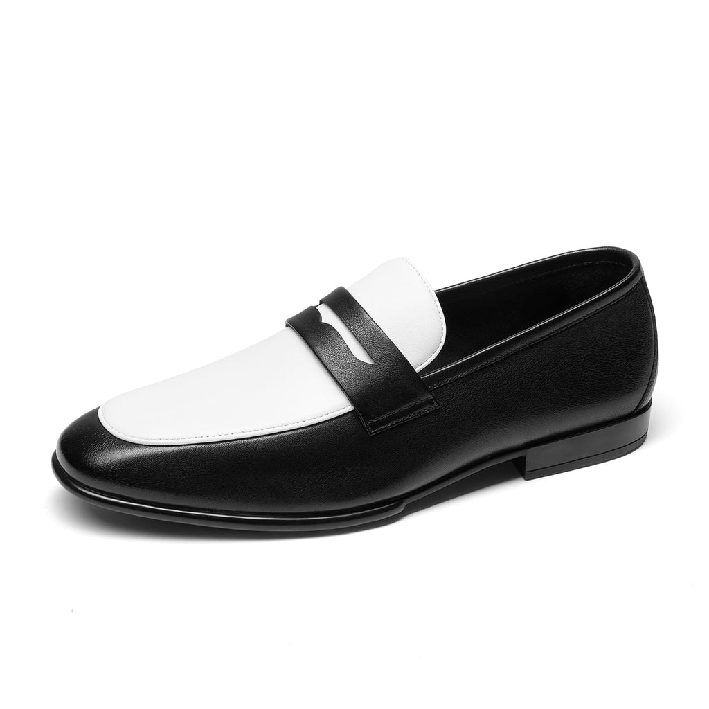 Men's Classic Penny Loafers Leather Suede Dress Shoes Comfort Lightweight Slip-on Shoe Solace Reserve