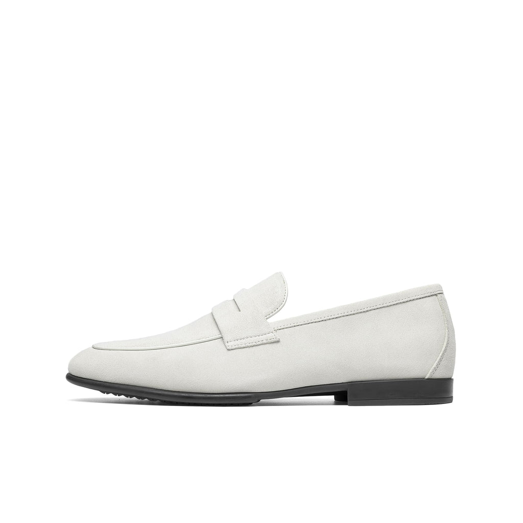 Men's Classic Penny Loafers Leather Suede Dress Shoes Comfort Lightweight Slip-on Shoe Solace Reserve