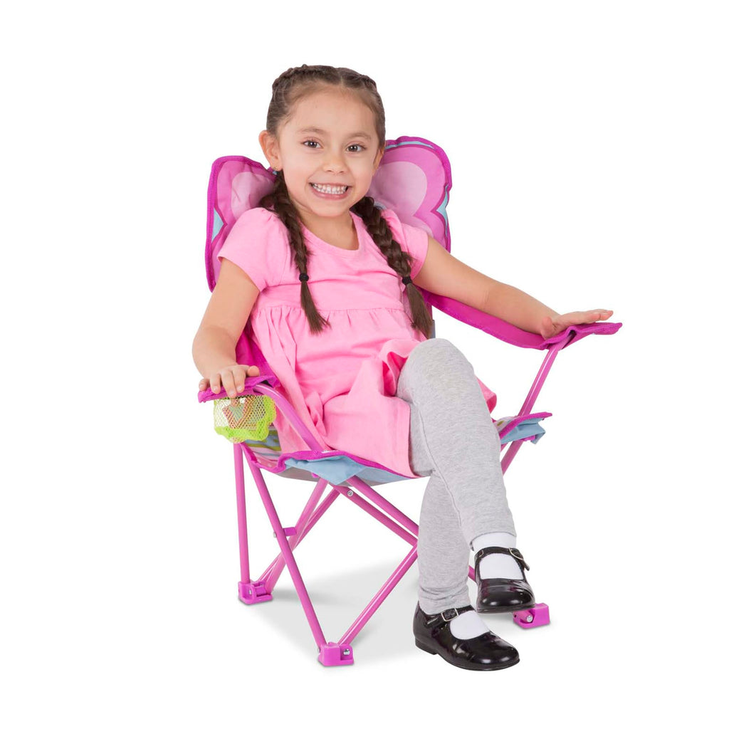 Melissa & Doug Cutie Pie Butterfly Camp Chair (Frustration-Free Packaging)