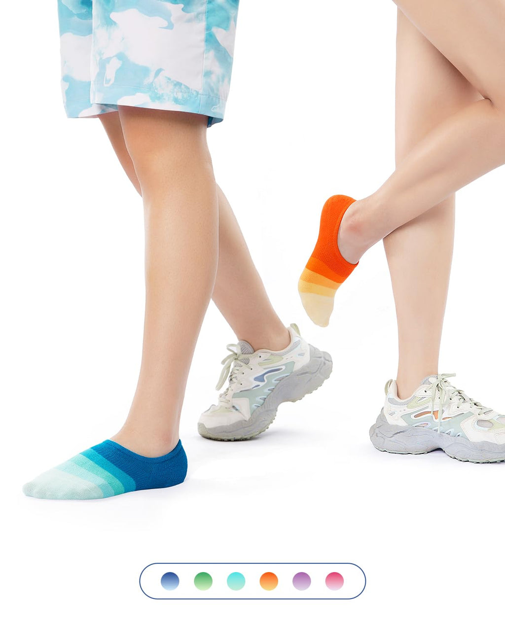 No Show Socks Women & Men Low Cut Ankle Short Anti-slid Athletic Running Casual Invisible Liner Socks
