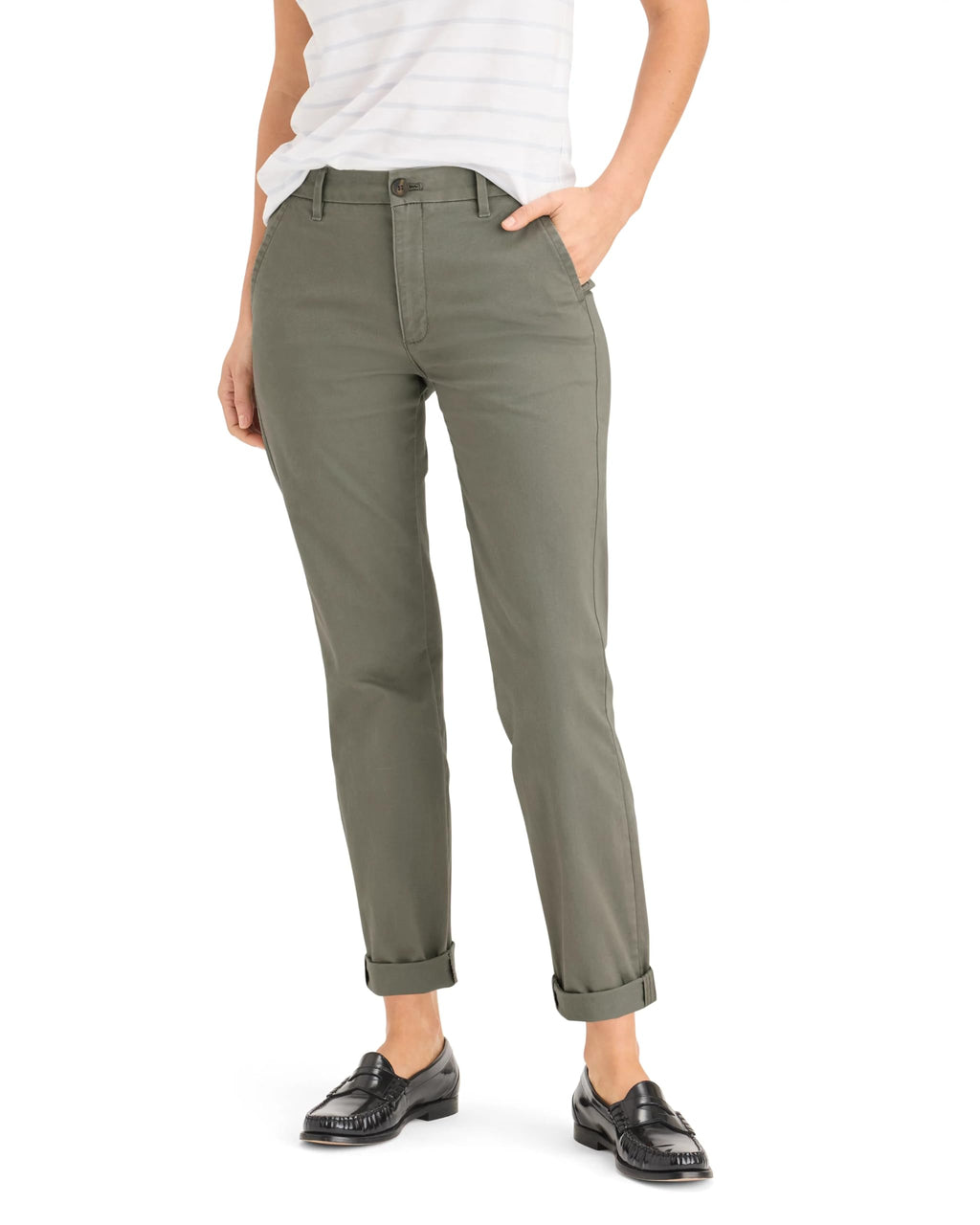 Dockers Womens Dockers® Women's Weekend Chino Mid-Rise Slim