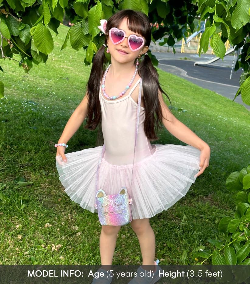 mibasies Purse for Little Girls Dress Up Jewelry Pretend Play Kids Accessories Mermaid Gifts