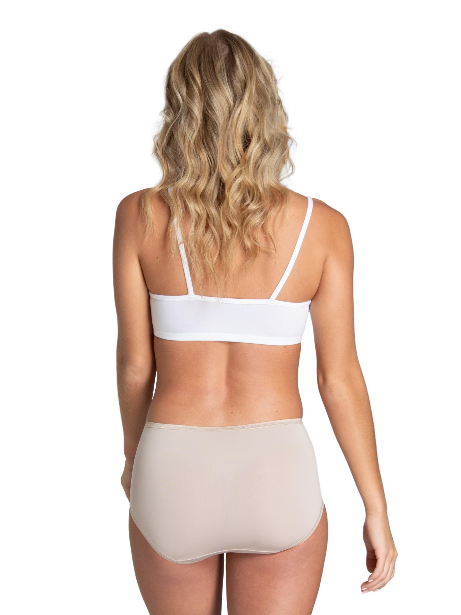 Women's Lightweight Microfiber Underwear, Smooth Under Clothes, Available in Plus Size
