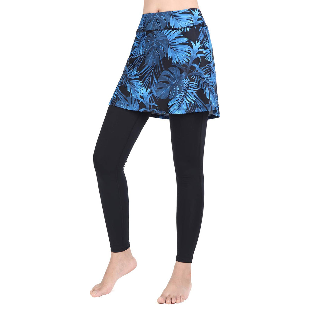ANIVIVO Skirted Legging for Women, Yoga Legging with Skirts &Women Tennis Leggings Clothes Pockets