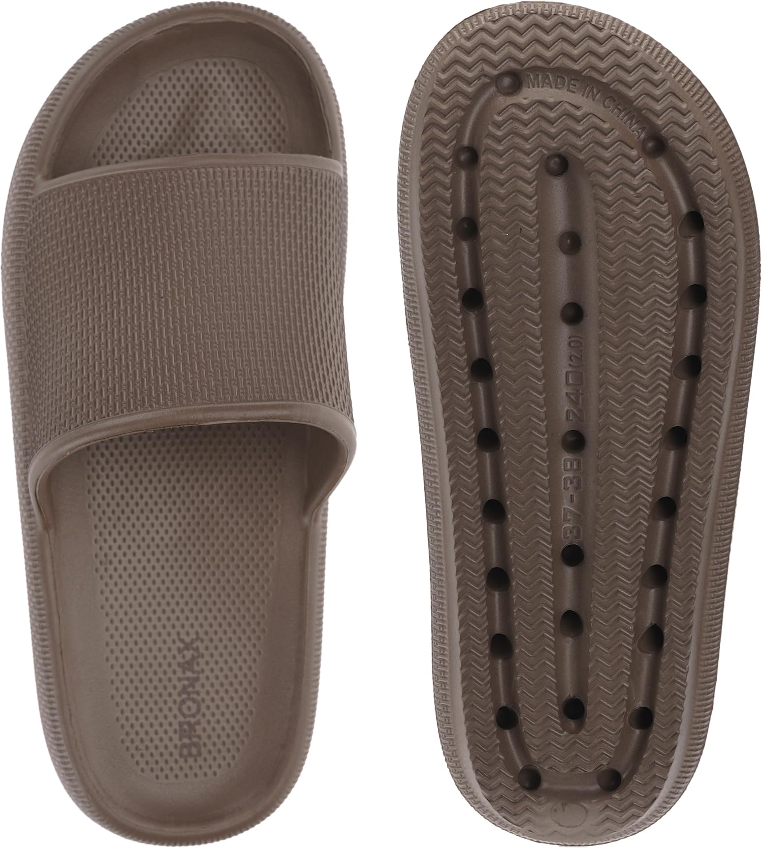 Cushioned Thick Sole Pillow Slippers for Women and Men Y10 | Cloud-Like Soft Sole, Foot Pain Relief, EVA Platform Sole, Indoor Outdoor Slides, Waterproof Shower Ready, Quick-Drying