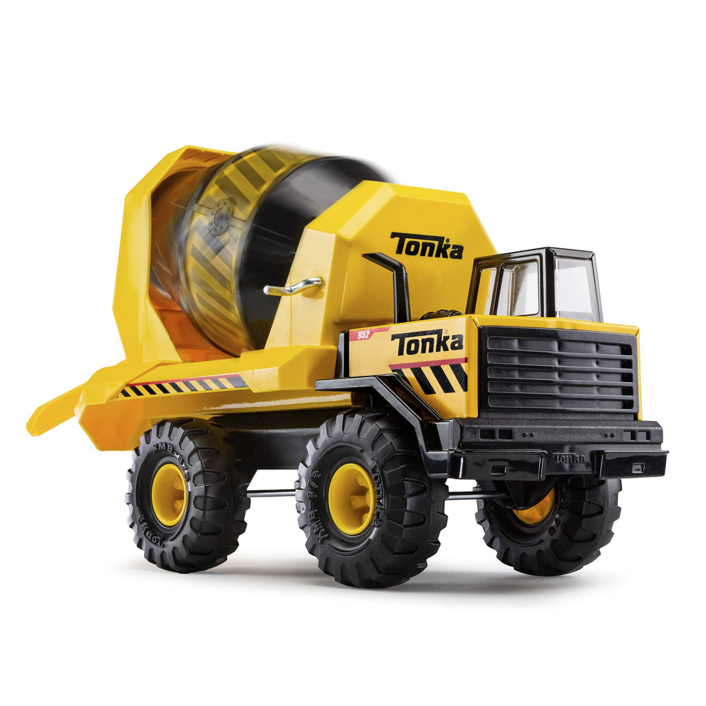 Tonka Steel Classics 4x4 Pickup Truck - Made with Steel & Sturdy Plastic, Yellow Toy Construction Truck, Boys and Girls, Kids, Toddlers, Ages 3+