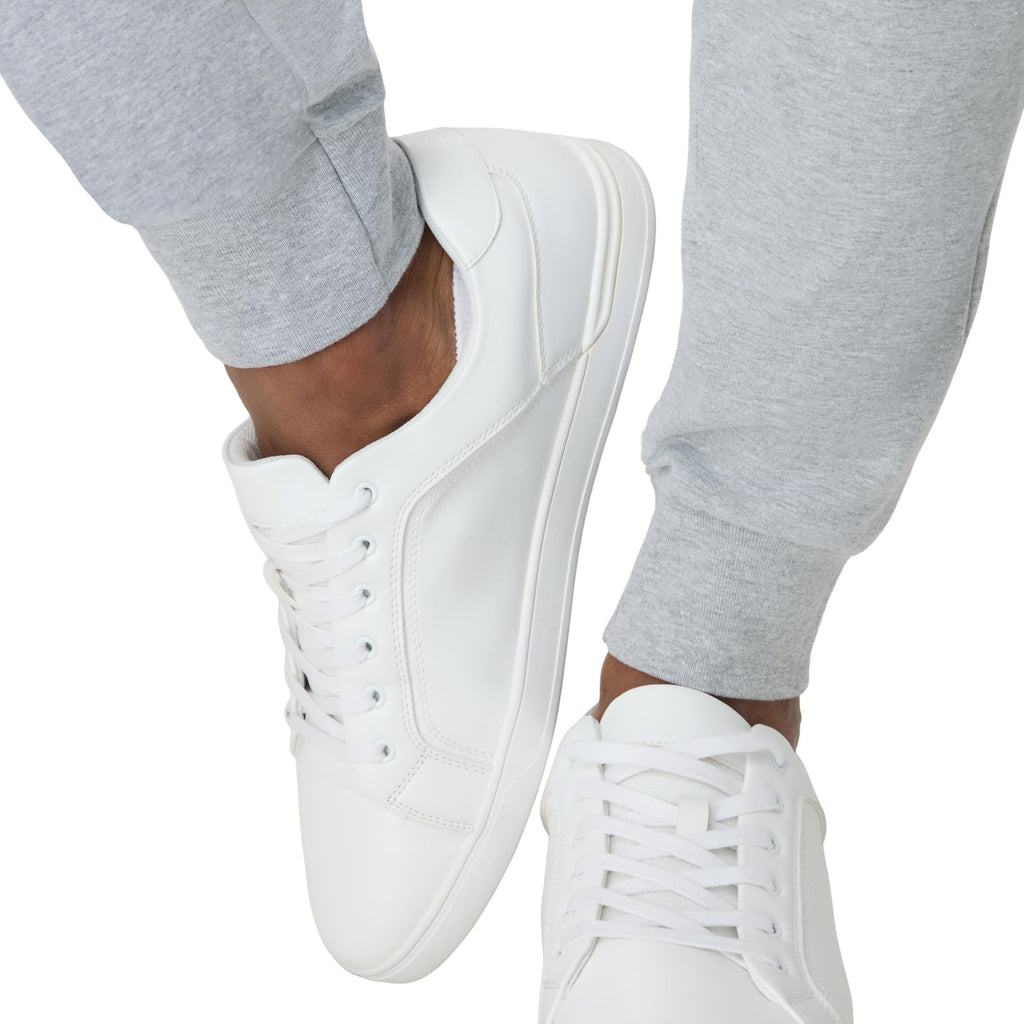 Men's Lightweight Cotton Jersey Cuffed Jogger Sweatpants with Drawstring and Pockets - 30.5"