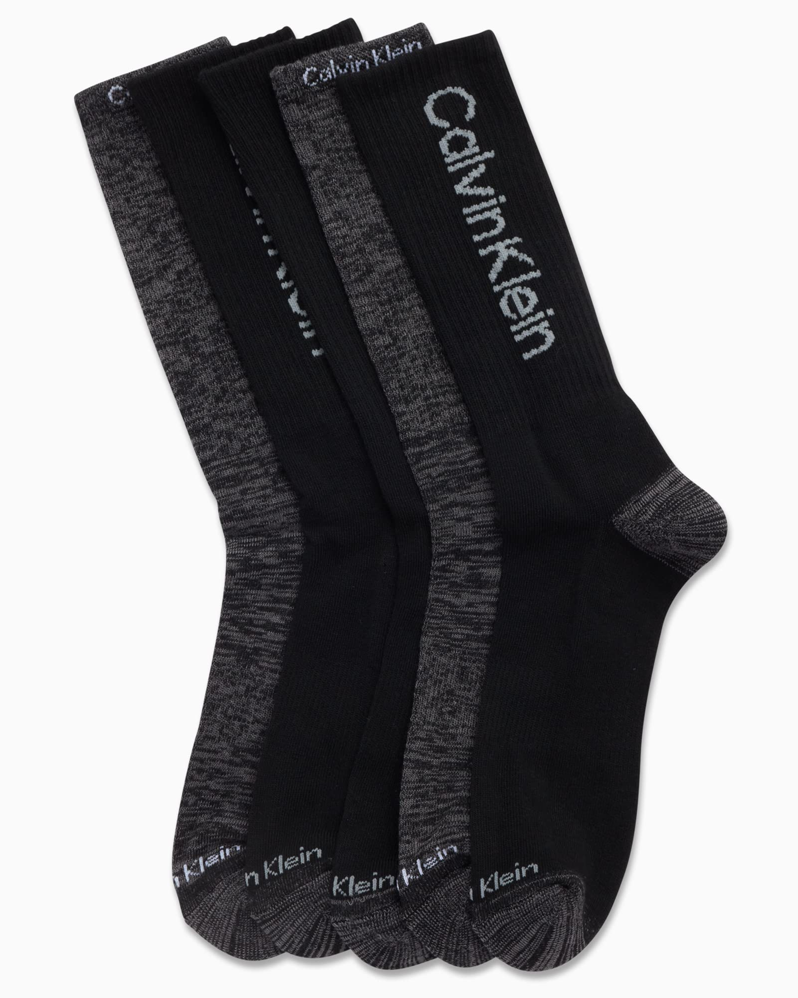 Mens Crew Socks - 5 Pack Breathable Cushion Crew Athletic Mid-Calf Socks for Men for Running and Workout (7-12)