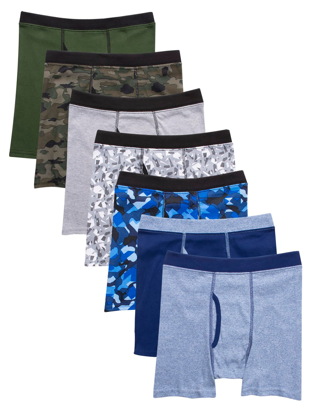 Hanes Boys' Underwear, Boxer Briefs for Boys and Toddlers, Soft Cotton, 7 and 10 Packs