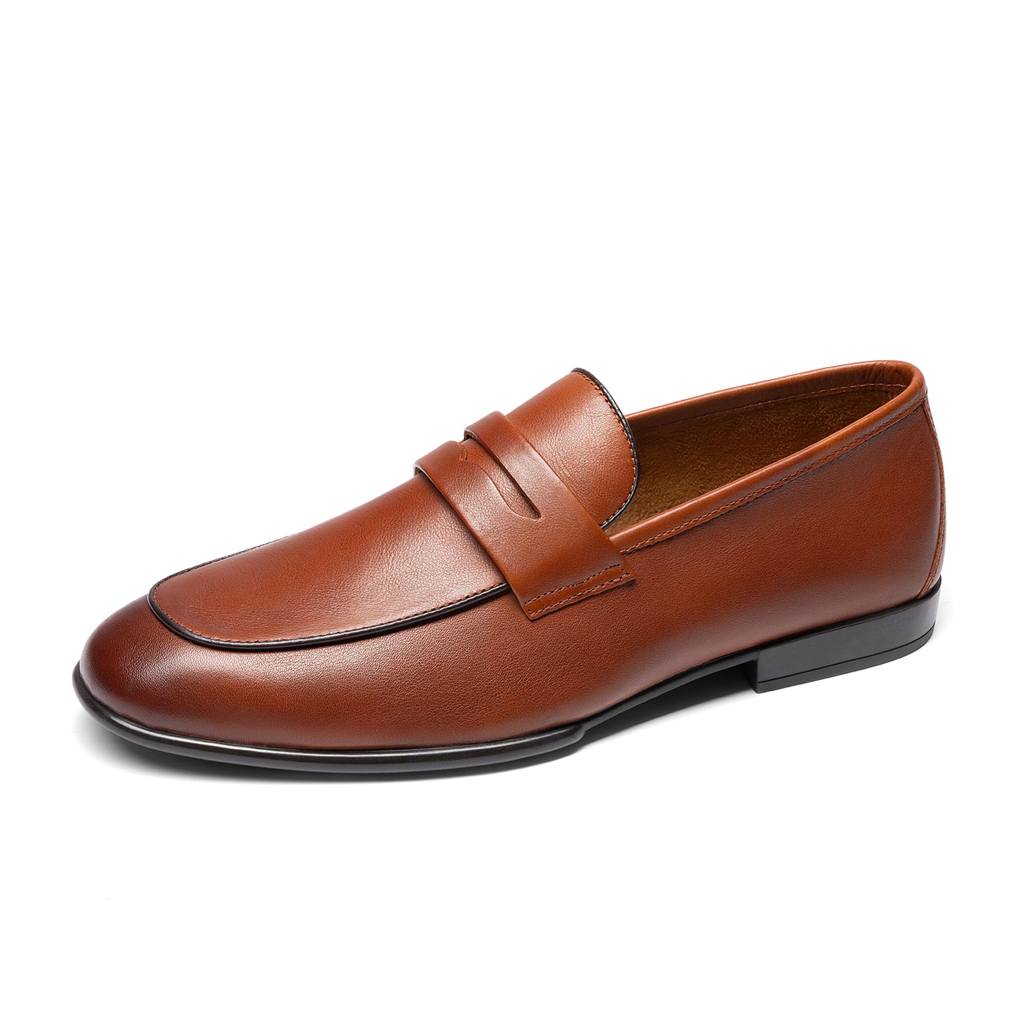 Men's Classic Penny Loafers Leather Suede Dress Shoes Comfort Lightweight Slip-on Shoe Solace Reserve
