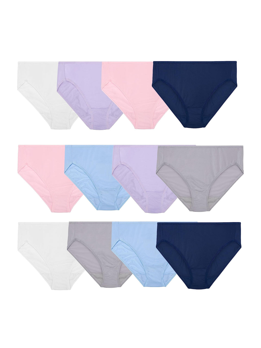 Women's Lightweight Microfiber Underwear, Smooth Under Clothes, Available in Plus Size