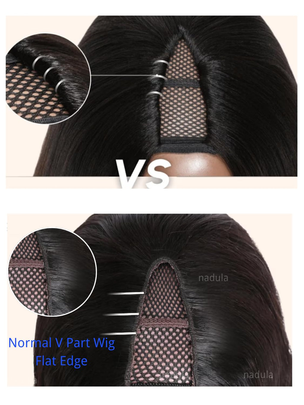 V Part Wigs Kinky Straight Human Hair with Drawstring,Glueless Easicontour V-Part Clip in Upgraded U Part Kinky Wig for Women No Leave Out Ready to Wear Beginner Friendly 150% Density 20inch