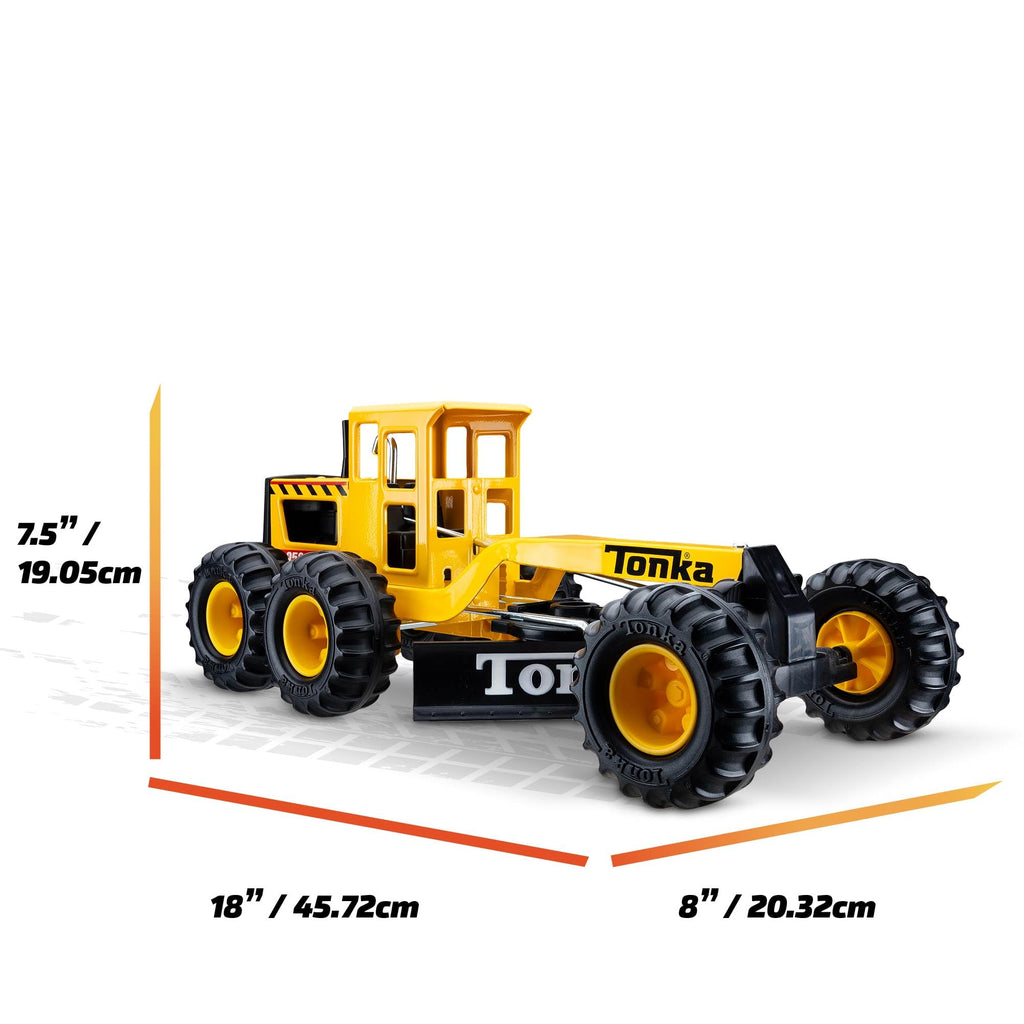 Tonka Steel Classics 4x4 Pickup Truck - Made with Steel & Sturdy Plastic, Yellow Toy Construction Truck, Boys and Girls, Kids, Toddlers, Ages 3+