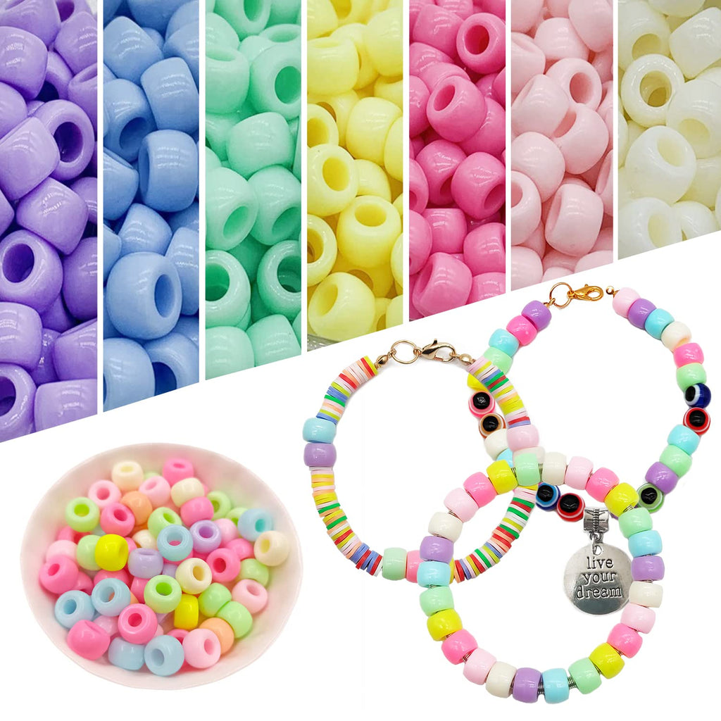 leitait Girls Toys Bracelet Making Kit -3400pcs Charm Jewelry Making Kit Supplies,Unicorn/Mermaid Crafts Birthday Christmas Gifts for Girls Ages 5 6 7 8 9 10 11 12 Years Old
