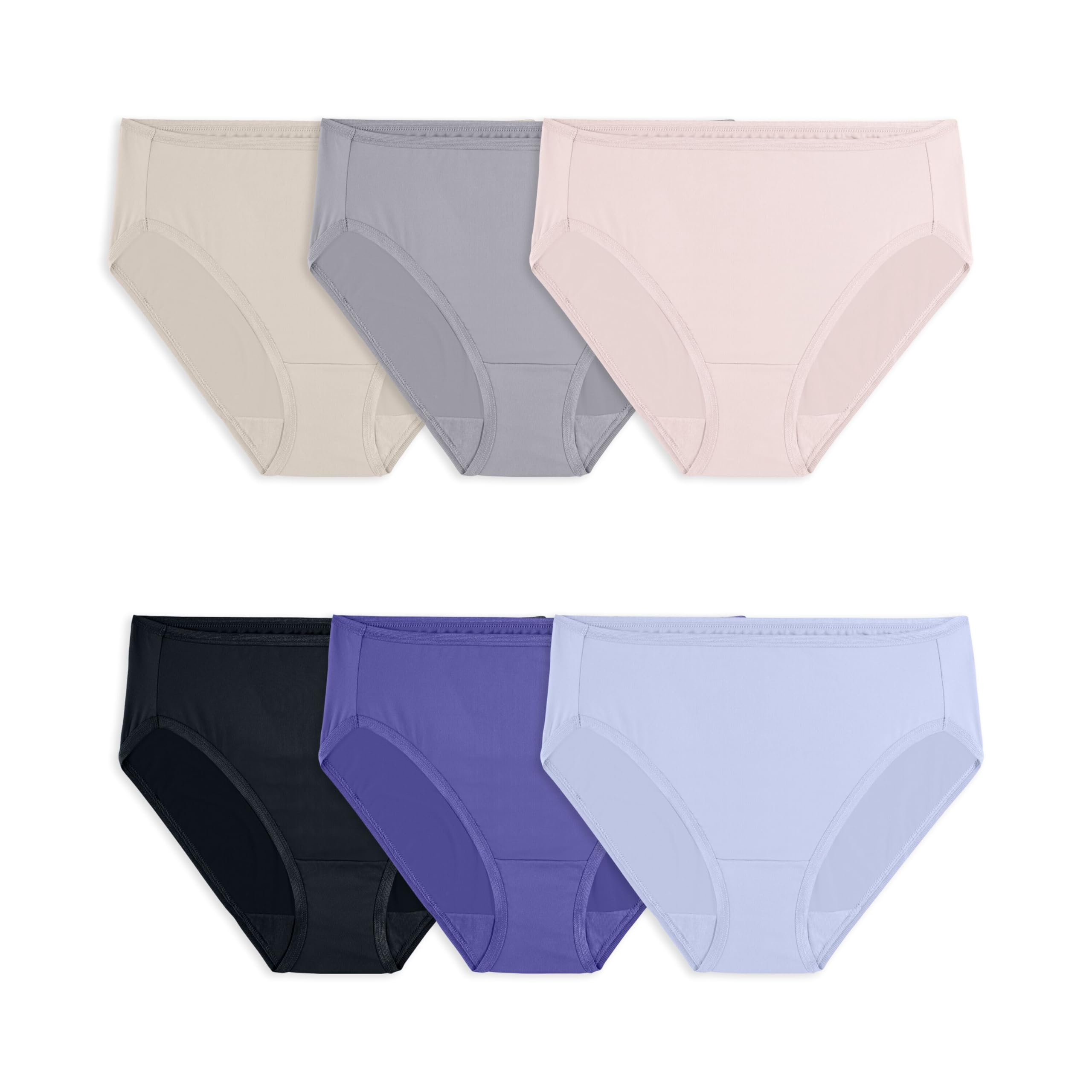 Women's Lightweight Microfiber Underwear, Smooth Under Clothes, Available in Plus Size