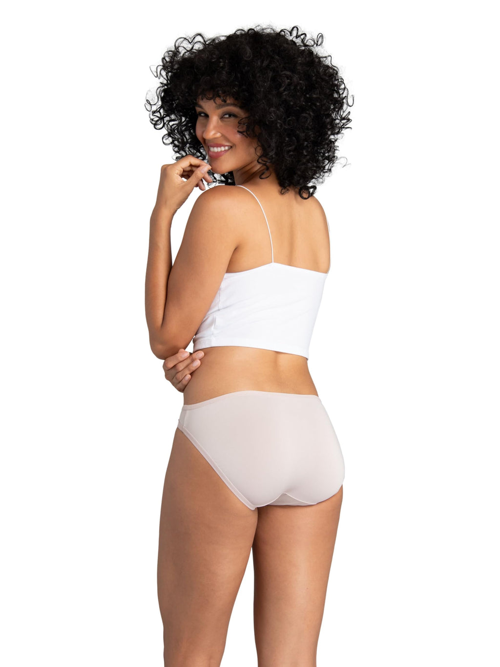 Women's Lightweight Microfiber Underwear, Smooth Under Clothes, Available in Plus Size