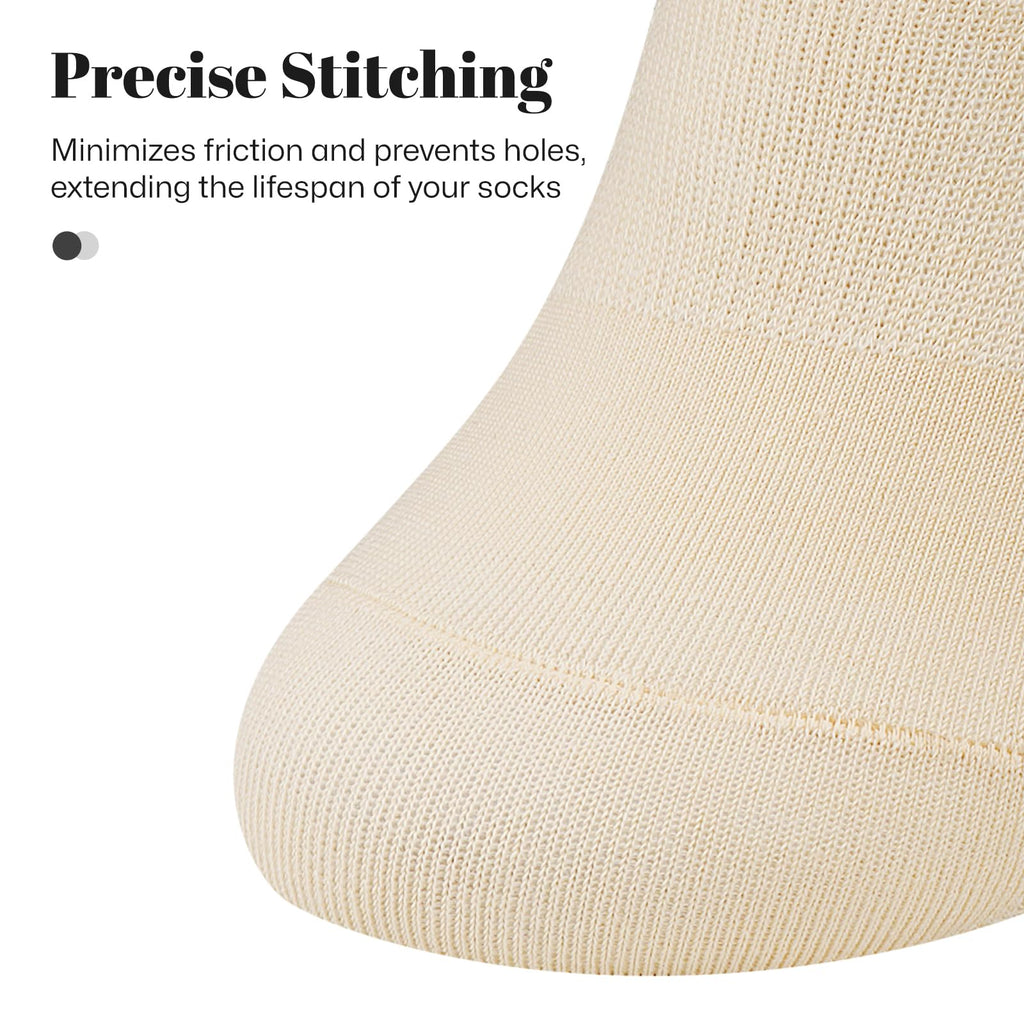 No Show Socks Women Low Socks Non Slip Flat Boat Line 4/8 Pairs