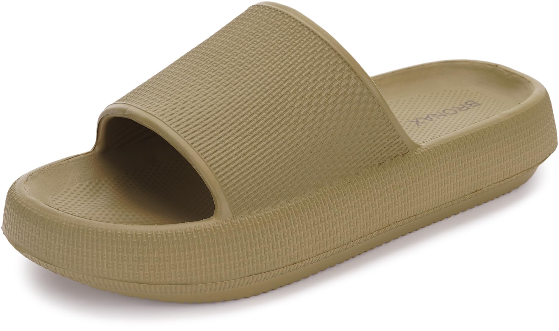 Cushioned Thick Sole Pillow Slippers for Women and Men Y10 | Cloud-Like Soft Sole, Foot Pain Relief, EVA Platform Sole, Indoor Outdoor Slides, Waterproof Shower Ready, Quick-Drying
