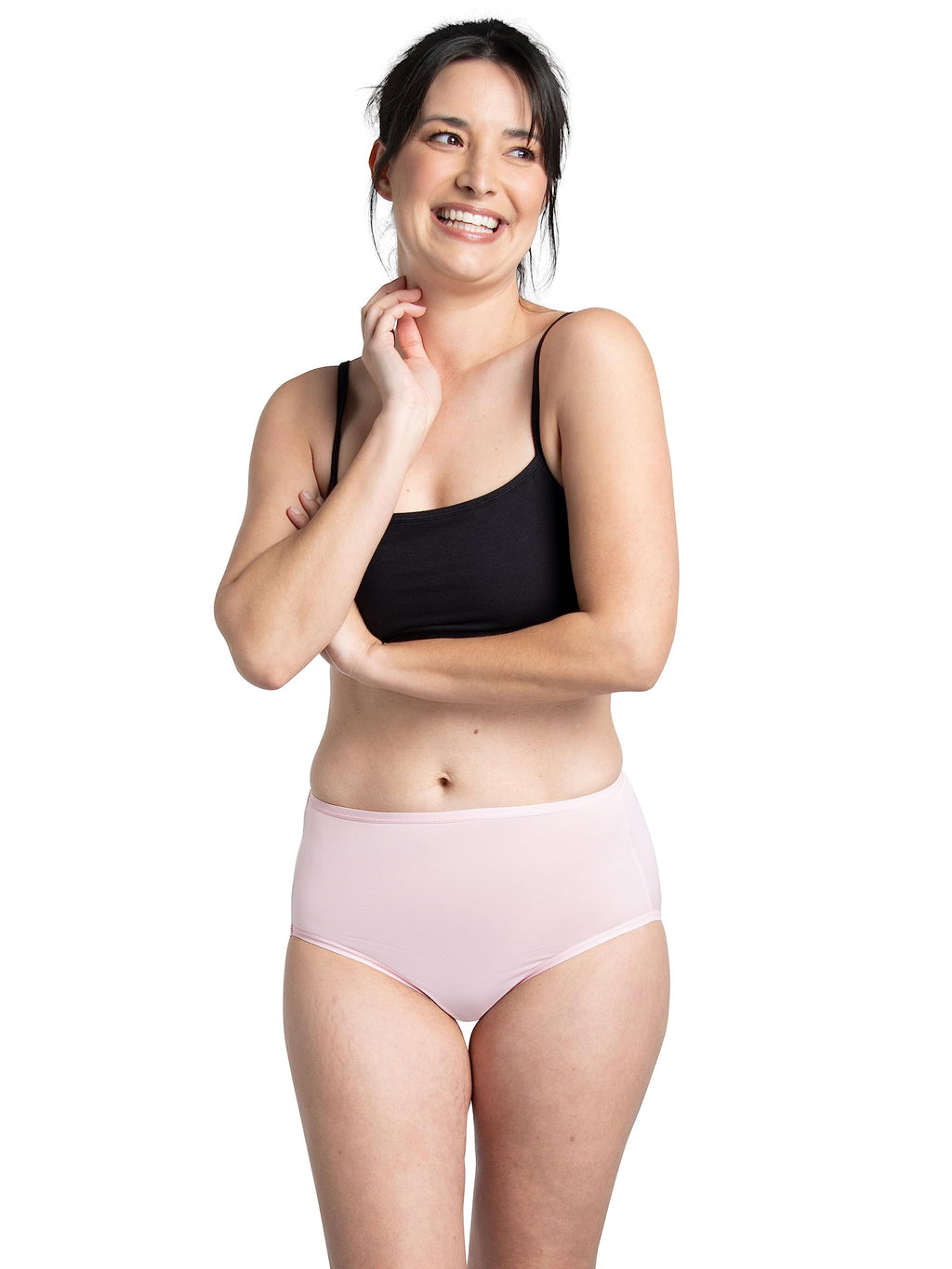 Women's Lightweight Microfiber Underwear, Smooth Under Clothes, Available in Plus Size