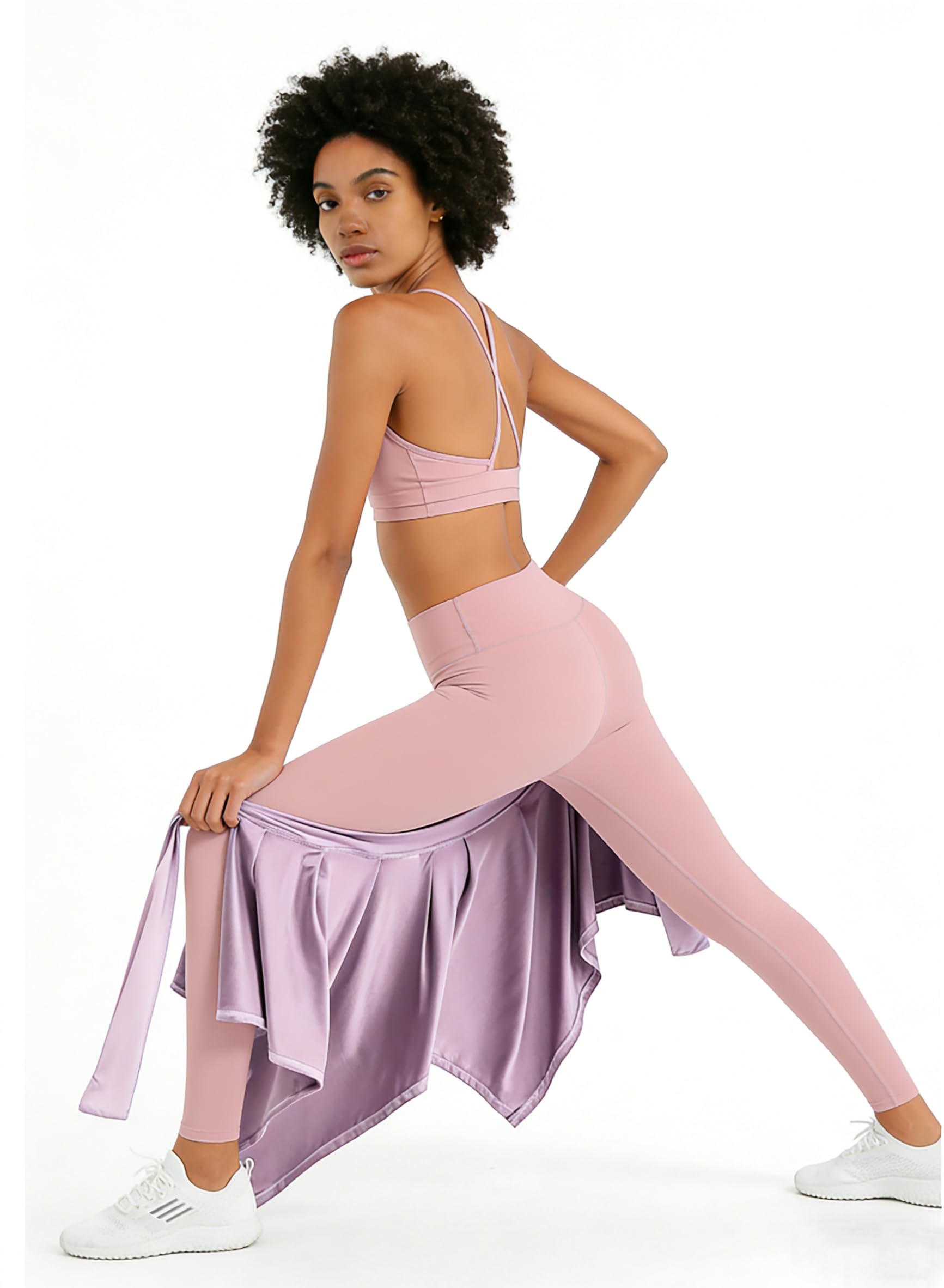 Butt Cover up for Leggings, Ballet Wrap Skirt Women Gym Cover Up Dance Wraps Skirt, Athletic Skirt for Yoga Gym