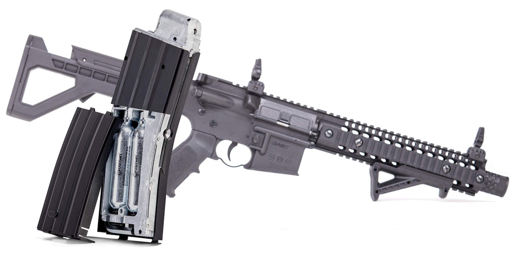 DPMS Full Auto SBR CO2-Powered BB Air Gun with Dual Action Capability