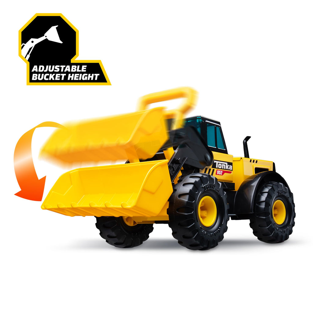 Tonka Steel Classics 4x4 Pickup Truck - Made with Steel & Sturdy Plastic, Yellow Toy Construction Truck, Boys and Girls, Kids, Toddlers, Ages 3+