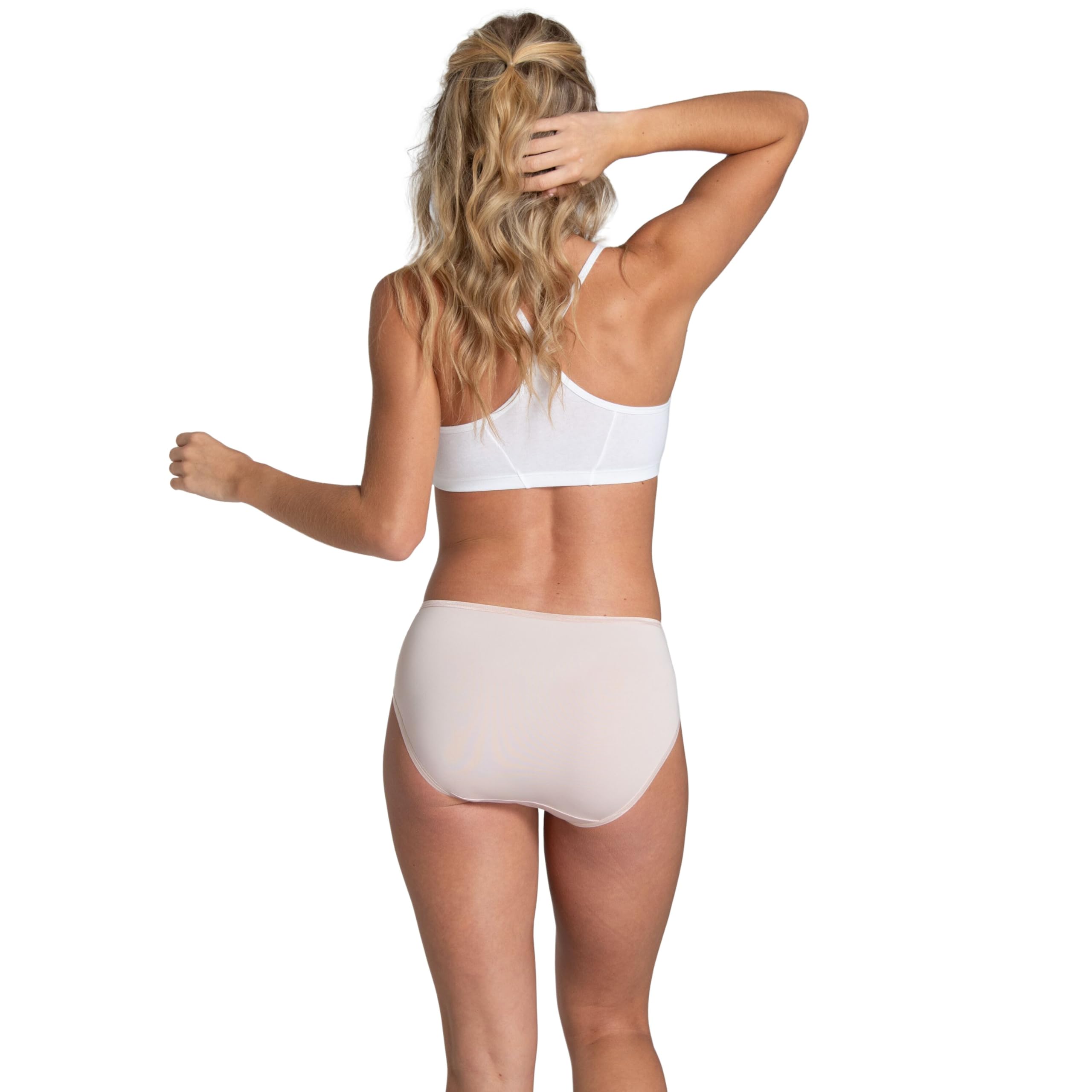 Women's Lightweight Microfiber Underwear, Smooth Under Clothes, Available in Plus Size