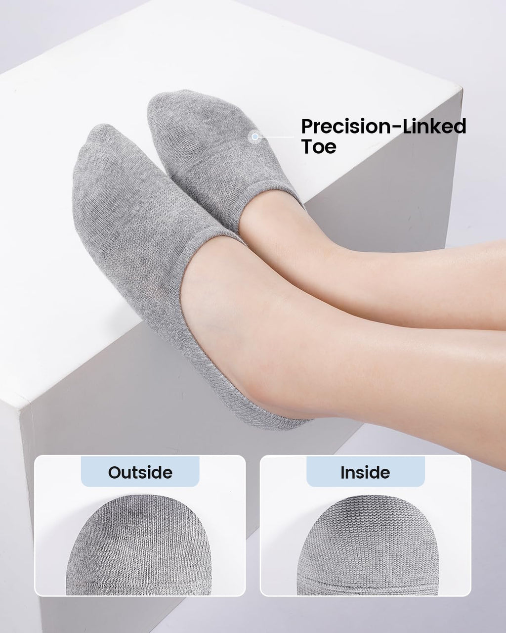 No Show Socks Women & Men Low Cut Ankle Short Anti-slid Athletic Running Casual Invisible Liner Socks