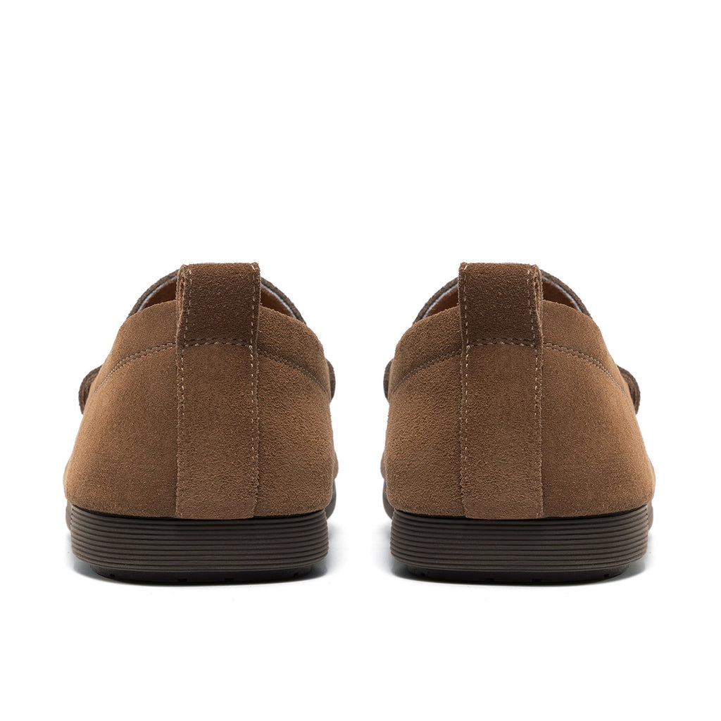 Men's Penny Loafers Suede Leather Moccasins Casual Slip-on Driving Shoes