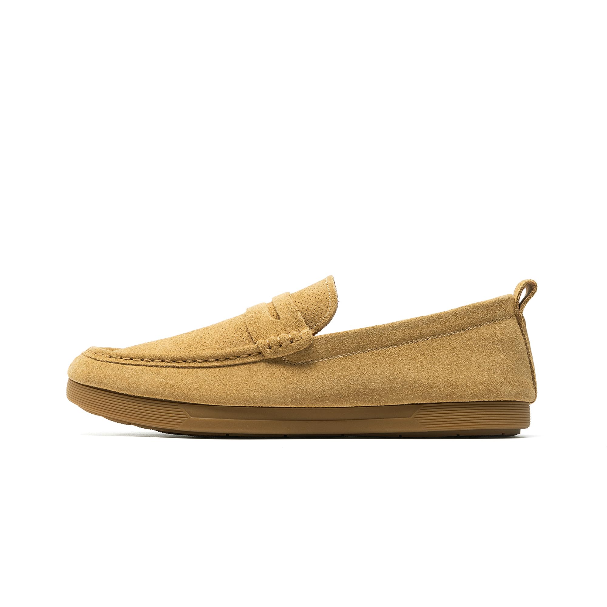 Men's Penny Loafers Suede Leather Moccasins Casual Slip-on Driving Shoes