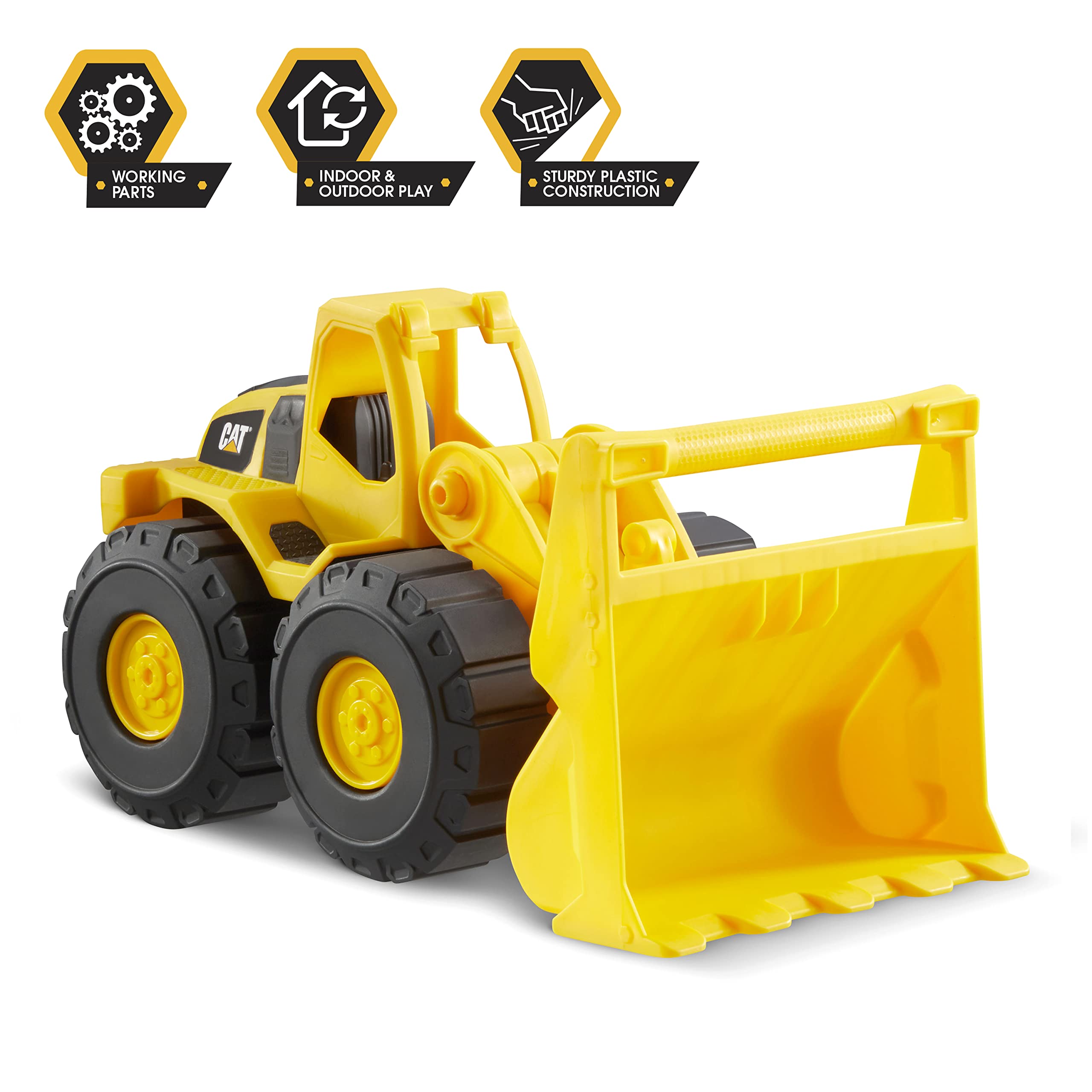 Cat Construction 7" Dump Truck, Loader & Excavator toys Combo Pack