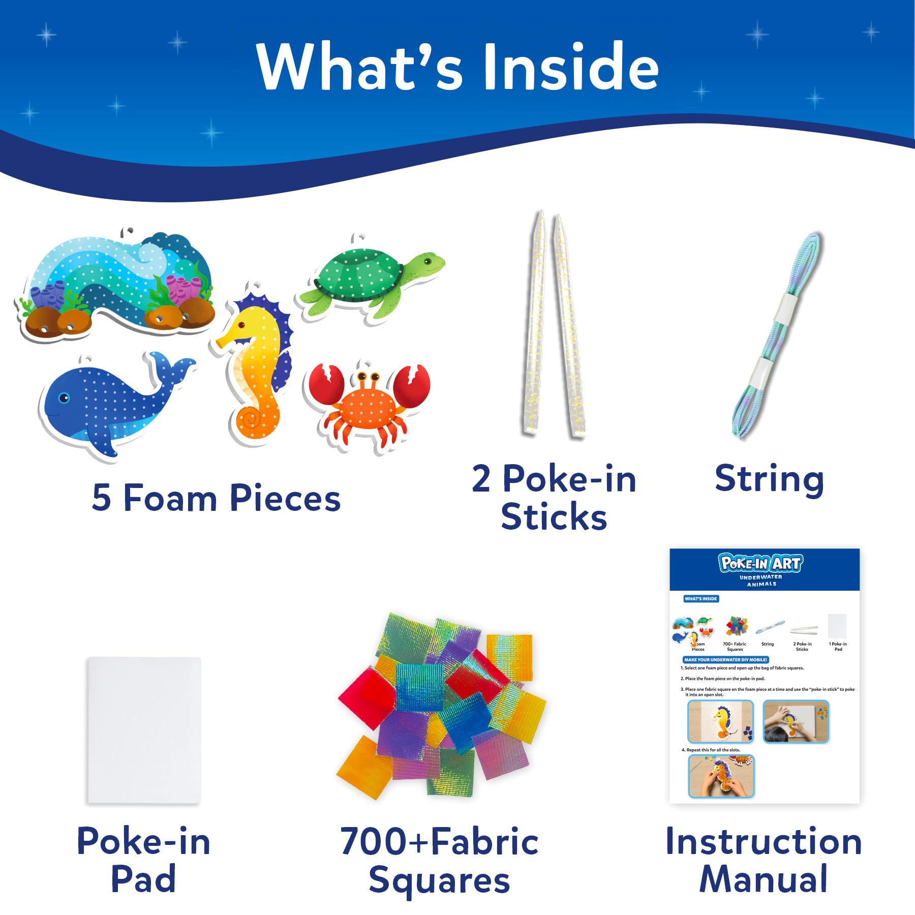Skillmatics Poke-in Art - Magical Princesses, Mess-Free Fun for Kids, DIY Wood Craft Kits, Creative Activity, Gifts for Girls & Boys Ages 4, 5, 6, 7, 8, 9