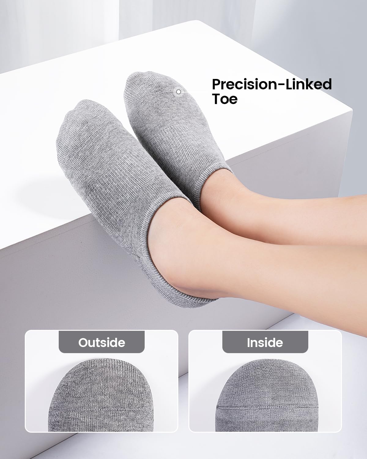 No Show Socks Women & Men Low Cut Ankle Short Anti-slid Athletic Running Casual Invisible Liner Socks